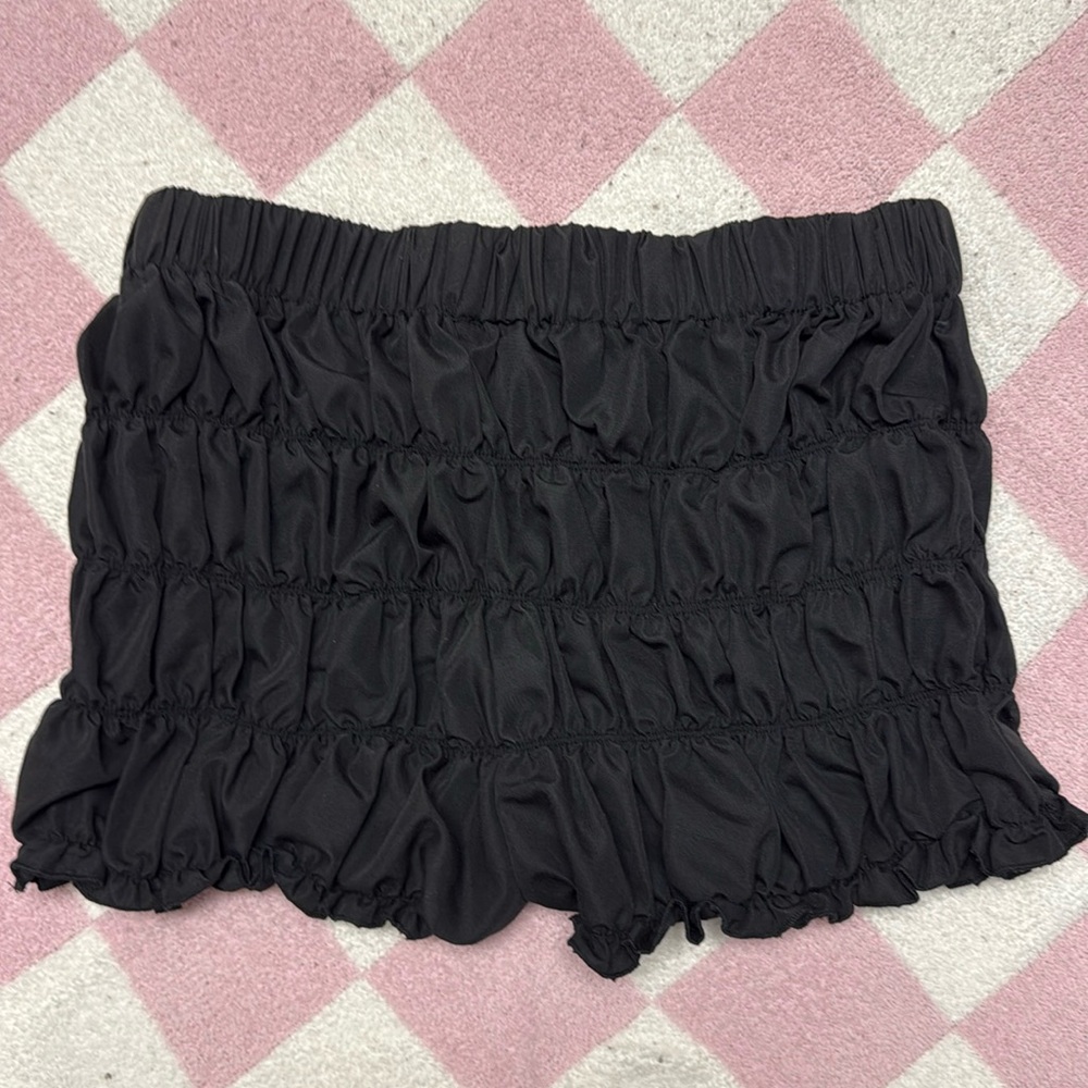 Black Bloomer Shorts